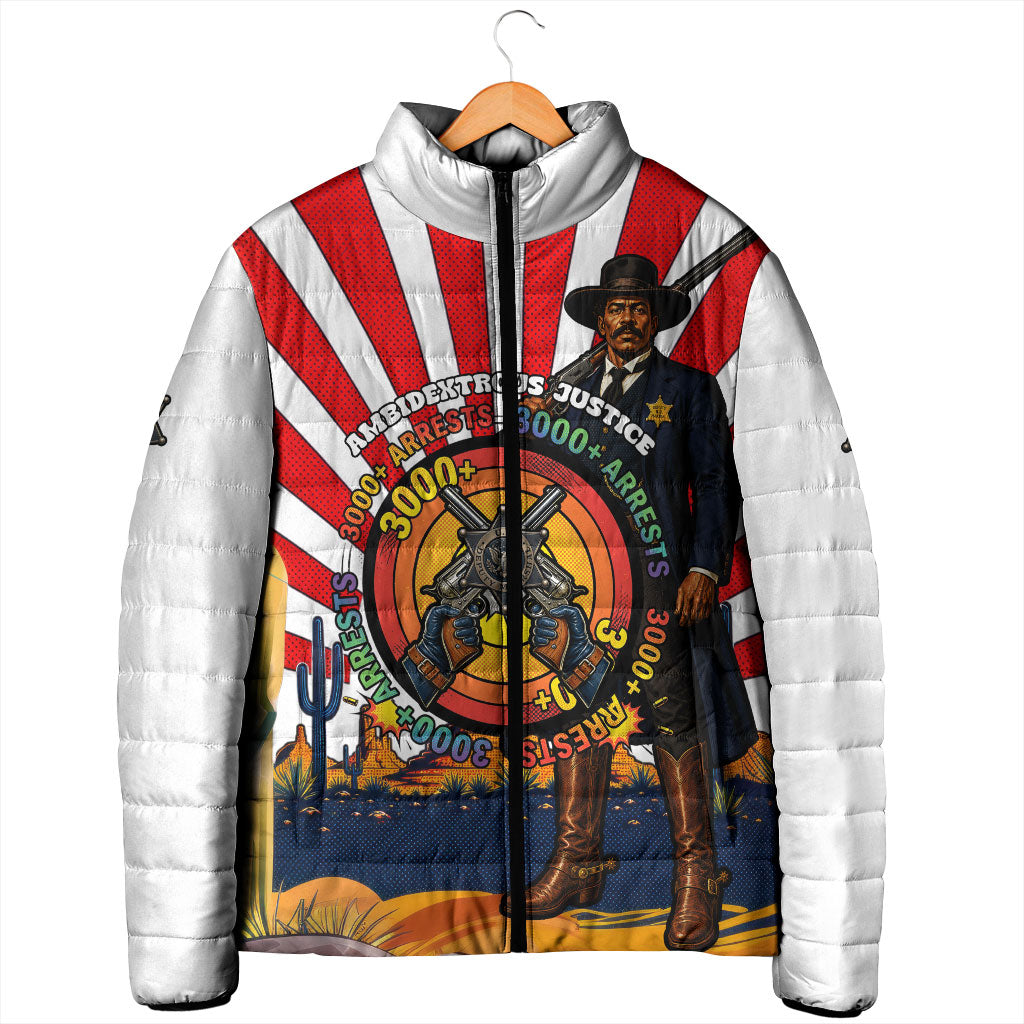 Bass Reeves Padded Jacket Vintage African American Black Cowboy Western History