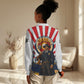 Bass Reeves Women Casual Shirt Vintage African American Black Cowboy Western History