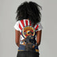 Bass Reeves Women V-Neck T-Shirt Vintage African American Black Cowboy Western History