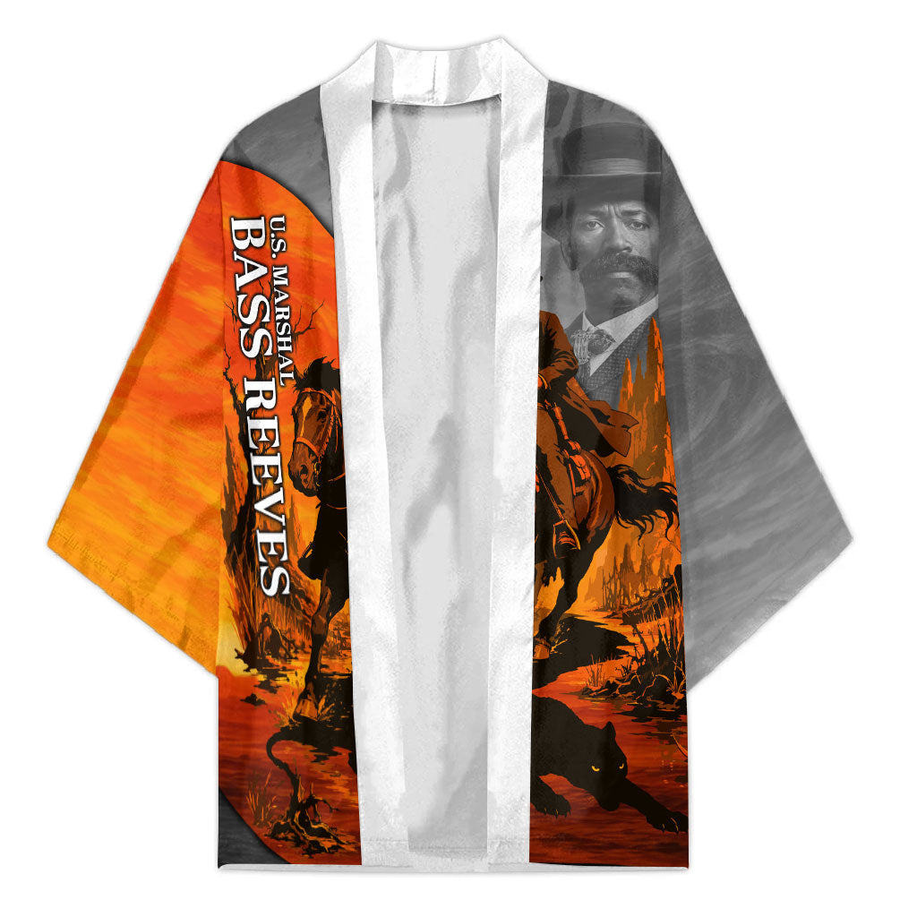 Bass Reeves Kimono Vintage Black Cowboy Old West Lawman