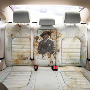 Bass Reeves Spirit Frontier Legend Back Car Seat Cover African American Marshal Horse Riding Western Watercolor
