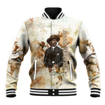 Bass Reeves Spirit Frontier Legend Baseball Jacket African American Marshal Horse Riding Western Watercolor