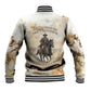 Bass Reeves Spirit Frontier Legend Baseball Jacket African American Marshal Horse Riding Western Watercolor
