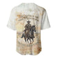 Bass Reeves Spirit Frontier Legend Baseball Jersey African American Marshal Horse Riding Western Watercolor