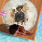Bass Reeves Spirit Frontier Legend Beach Blanket African American Marshal Horse Riding Western Watercolor