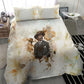 Bass Reeves Spirit Frontier Legend Bedding Set African American Marshal Horse Riding Western Watercolor
