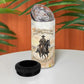 Bass Reeves Spirit Frontier Legend 4 in 1 Can Cooler Tumbler African American Marshal Horse Riding Western Watercolor