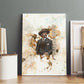 Bass Reeves Spirit Frontier Legend Canvas Wall Art African American Marshal Horse Riding Western Watercolor
