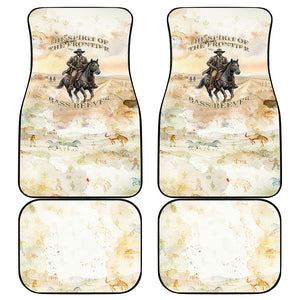 Bass Reeves Spirit Frontier Legend Car Mats African American Marshal Horse Riding Western Watercolor