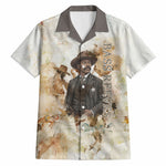 Bass Reeves Spirit Frontier Legend Hawaiian Shirt African American Marshal Horse Riding Western Watercolor