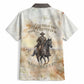 Bass Reeves Spirit Frontier Legend Hawaiian Shirt African American Marshal Horse Riding Western Watercolor