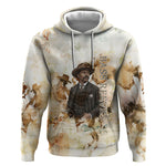 Bass Reeves Spirit Frontier Legend Hoodie African American Marshal Horse Riding Western Watercolor