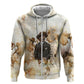 Bass Reeves Spirit Frontier Legend Hoodie African American Marshal Horse Riding Western Watercolor