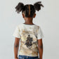 Bass Reeves Spirit Frontier Legend Kid T shirt African American Marshal Horse Riding Western Watercolor