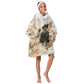 Bass Reeves Spirit Frontier Legend Kid Wearable Blanket Hoodie African American Marshal Horse Riding Western Watercolor