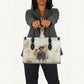 Bass Reeves Spirit Frontier Legend Leather Bag African American Marshal Horse Riding Western Watercolor