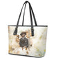 Bass Reeves Spirit Frontier Legend Leather Tote Bag African American Marshal Horse Riding Western Watercolor