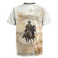 Bass Reeves Spirit Frontier Legend Rugby Jersey African American Marshal Horse Riding Western Watercolor