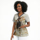 Bass Reeves Spirit Frontier Legend Scrub Top African American Marshal Horse Riding Western Watercolor