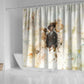 Bass Reeves Spirit Frontier Legend Shower Curtain African American Marshal Horse Riding Western Watercolor