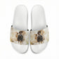 Bass Reeves Spirit Frontier Legend Slide Sandals African American Marshal Horse Riding Western Watercolor