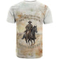 Bass Reeves Spirit Frontier Legend T shirt African American Marshal Horse Riding Western Watercolor