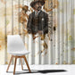 Bass Reeves Spirit Frontier Legend Window Curtain African American Marshal Horse Riding Western Watercolor