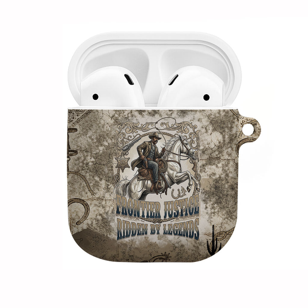 Bass Reeves Legend Black Cowboy AirPods Case Western Legend Vintage - Legend Of The Frontier