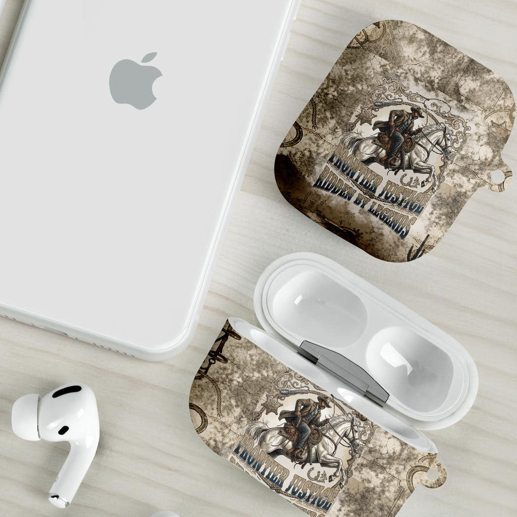 Bass Reeves Legend Black Cowboy AirPods Case Western Legend Vintage - Legend Of The Frontier