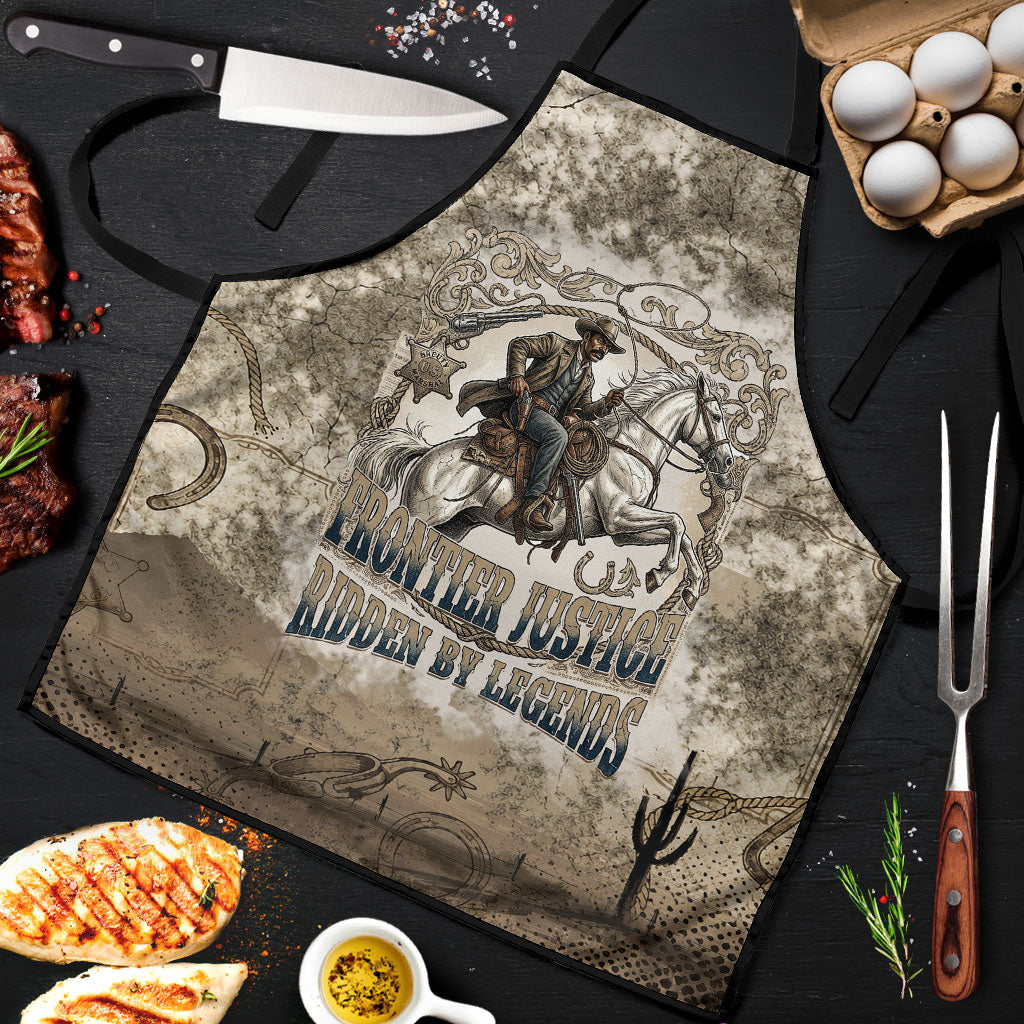 Bass Reeves Legend Black Cowboy Apron Western Legend Vintage - Legend Of The Frontier