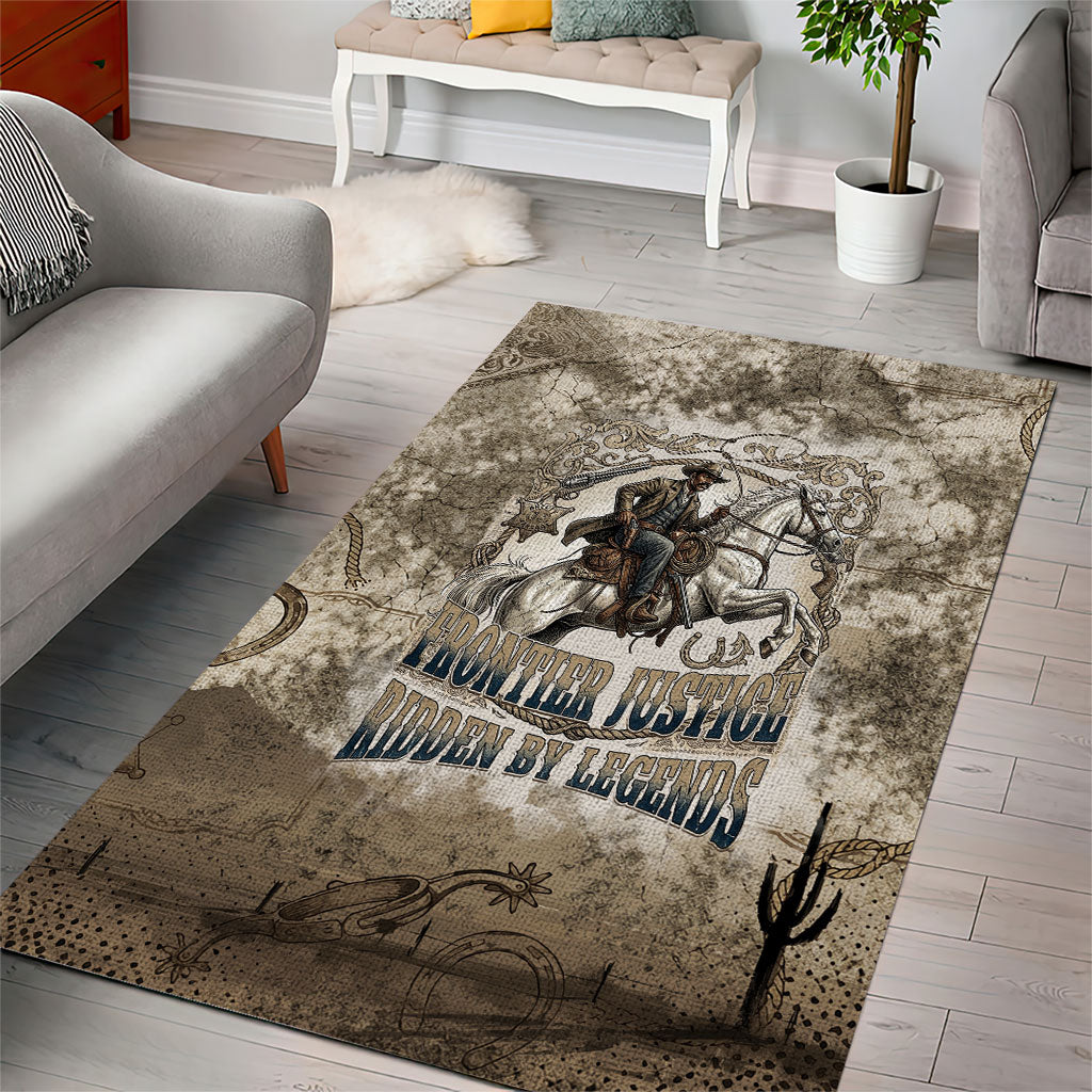 Bass Reeves Legend Black Cowboy Area Rug Western Legend Vintage - Legend Of The Frontier