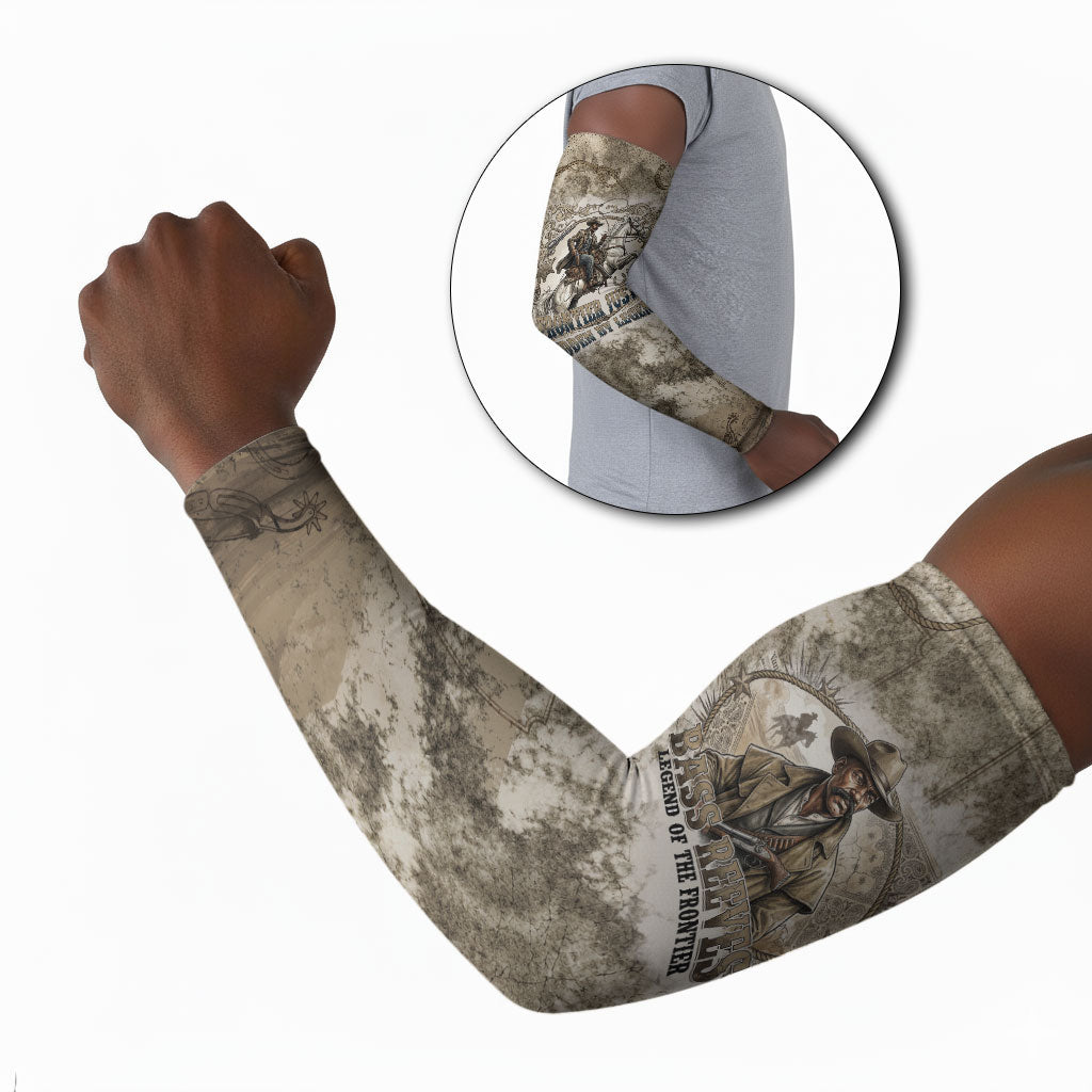 Bass Reeves Legend Black Cowboy Arm Sleeves Western Legend Vintage - Legend Of The Frontier