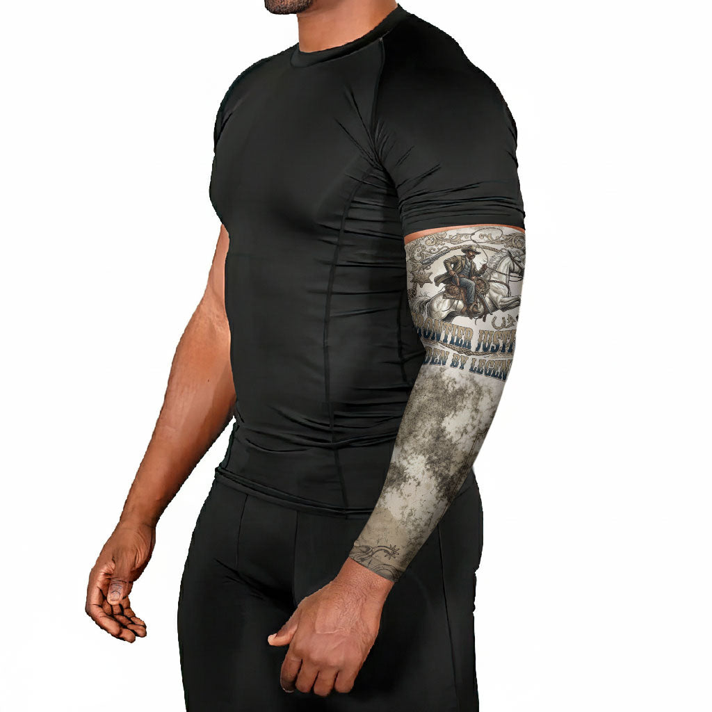 Bass Reeves Legend Black Cowboy Arm Sleeves Western Legend Vintage - Legend Of The Frontier