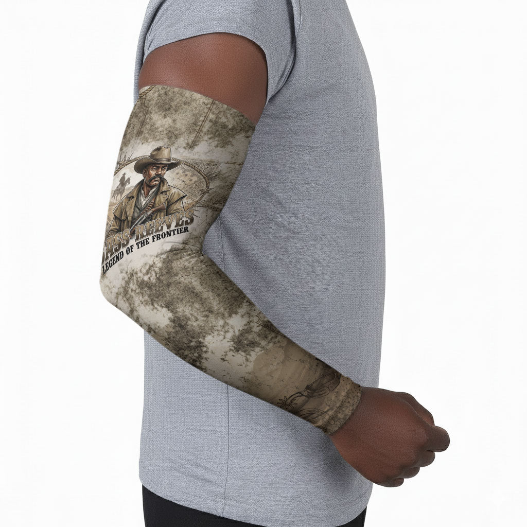 Bass Reeves Legend Black Cowboy Arm Sleeves Western Legend Vintage - Legend Of The Frontier