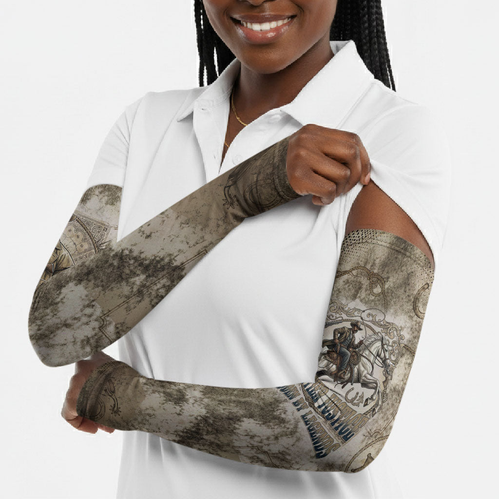 Bass Reeves Legend Black Cowboy Arm Sleeves Western Legend Vintage - Legend Of The Frontier