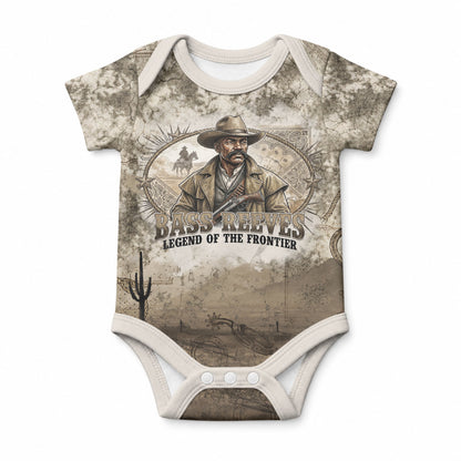 Bass Reeves Legend Black Cowboy Baby Onesie Western Legend Vintage - Legend Of The Frontier