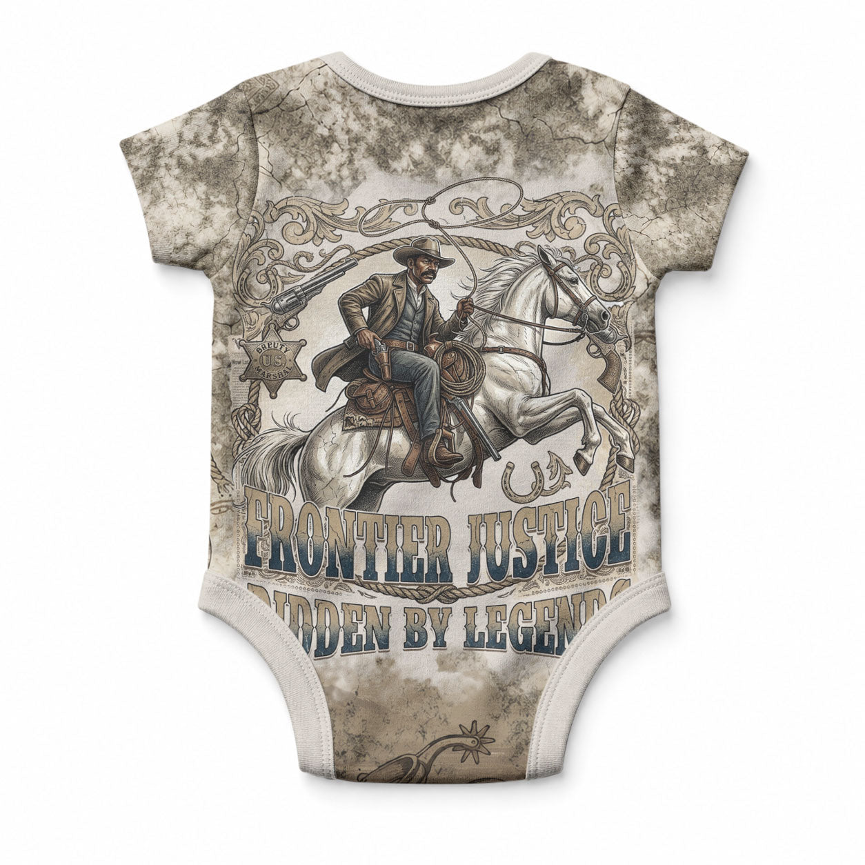 Bass Reeves Legend Black Cowboy Baby Onesie Western Legend Vintage - Legend Of The Frontier