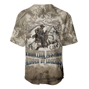 Bass Reeves Legend Black Cowboy Baseball Jersey Western Legend Vintage - Legend Of The Frontier