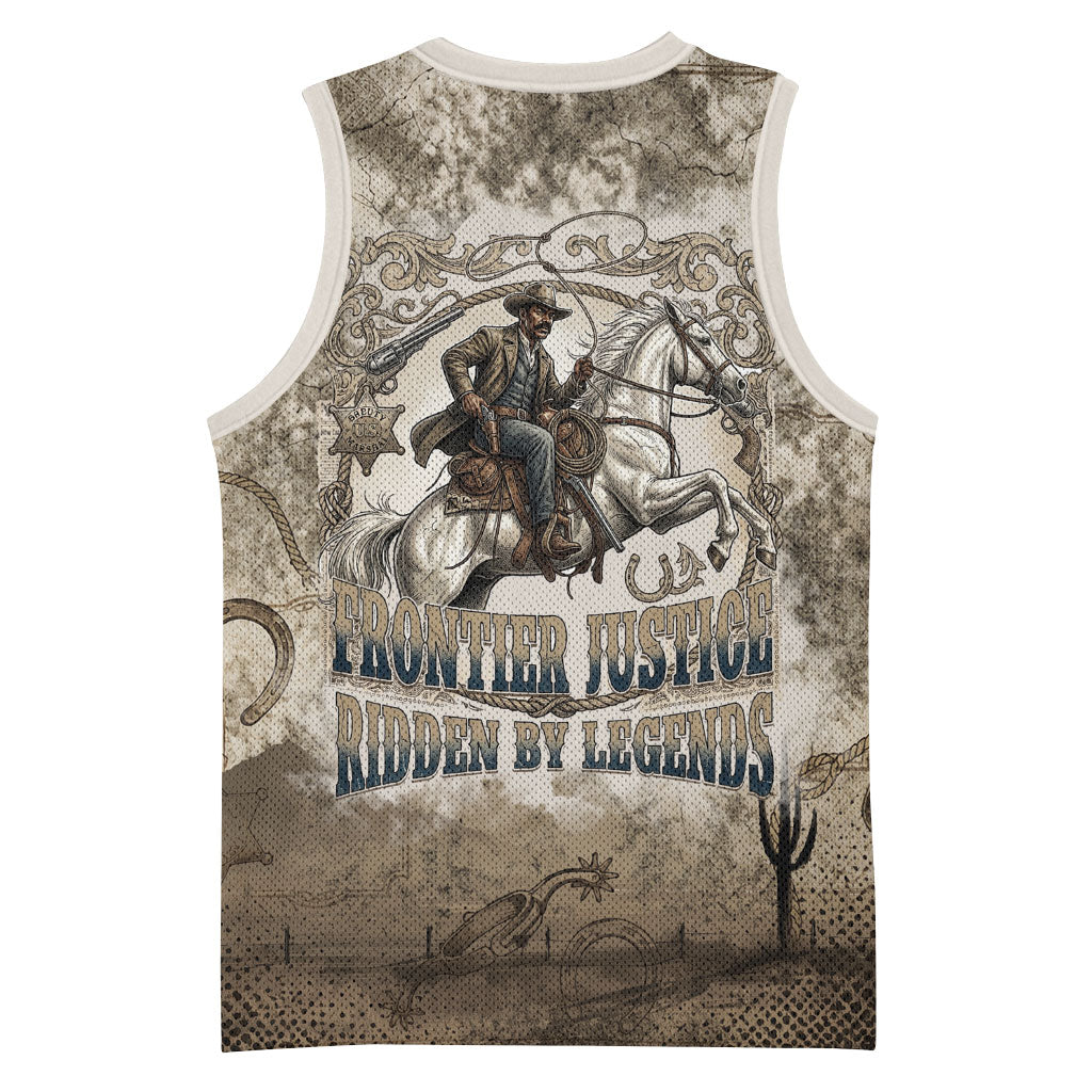 Bass Reeves Legend Black Cowboy Basketball Jersey Western Legend Vintage - Legend Of The Frontier