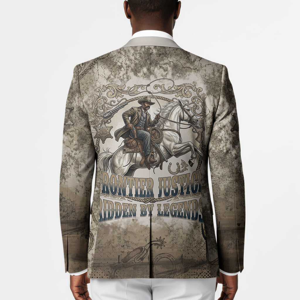 Bass Reeves Legend Black Cowboy Blazer Western Legend Vintage - Legend Of The Frontier