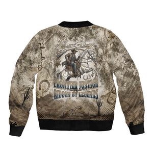 Bass Reeves Legend Black Cowboy Bomber Jacket Western Legend Vintage - Legend Of The Frontier
