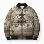 Bass Reeves Legend Black Cowboy Bomber Puffer Jacket Western Legend Vintage - Legend Of The Frontier