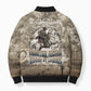 Bass Reeves Legend Black Cowboy Bomber Puffer Jacket Western Legend Vintage - Legend Of The Frontier