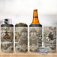 Bass Reeves Legend Black Cowboy 4 in 1 Can Cooler Tumbler Western Legend Vintage - Legend Of The Frontier