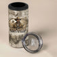 Bass Reeves Legend Black Cowboy 4 in 1 Can Cooler Tumbler Western Legend Vintage - Legend Of The Frontier