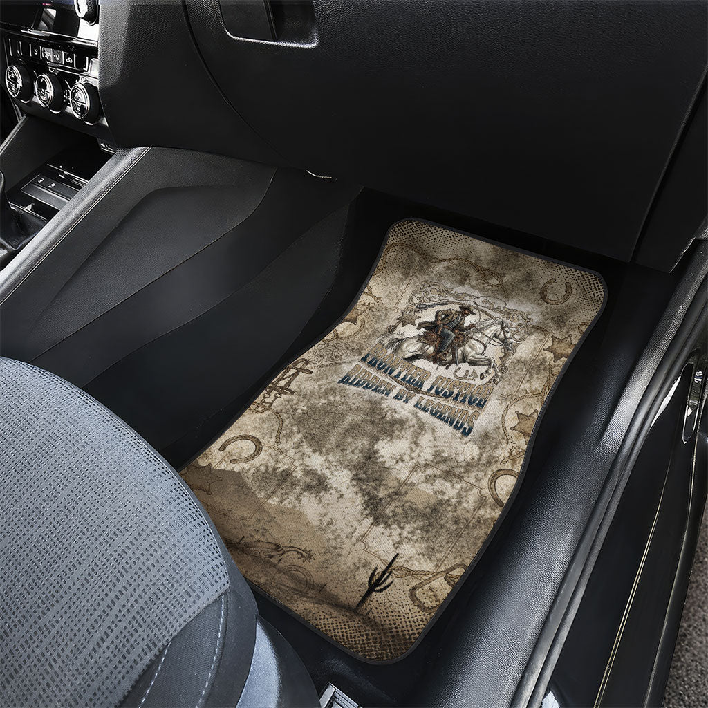 Bass Reeves Legend Black Cowboy Car Mats Western Legend Vintage - Legend Of The Frontier