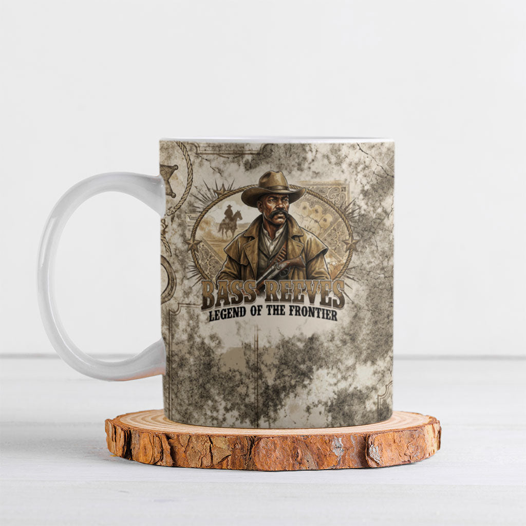 Bass Reeves Legend Black Cowboy Ceramic Mug Western Legend Vintage - Legend Of The Frontier