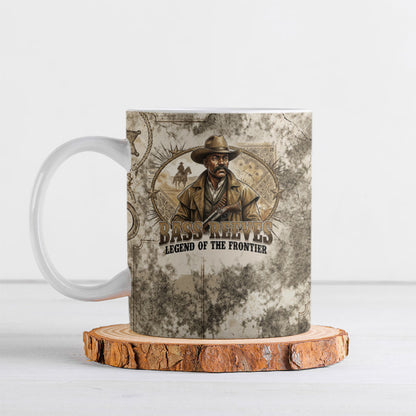 Bass Reeves Legend Black Cowboy Ceramic Mug Western Legend Vintage - Legend Of The Frontier