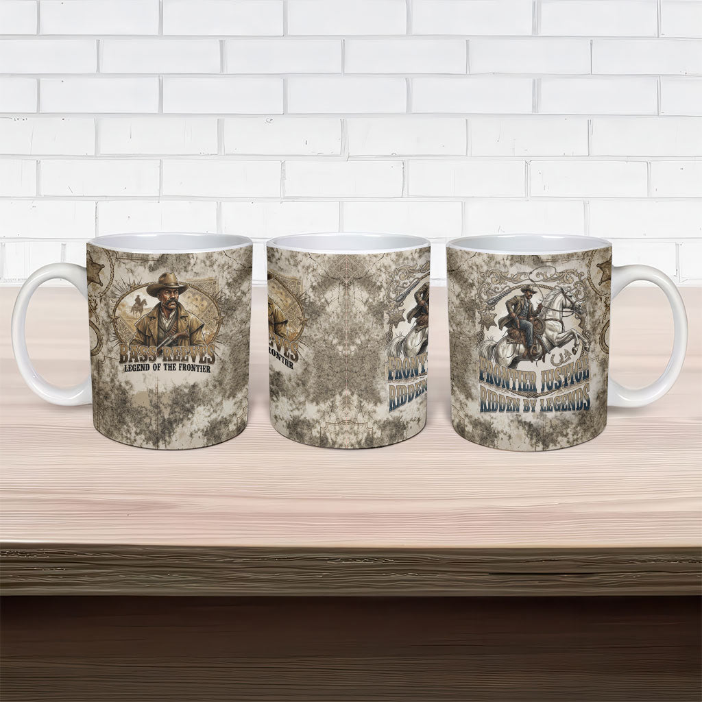 Bass Reeves Legend Black Cowboy Ceramic Mug Western Legend Vintage - Legend Of The Frontier