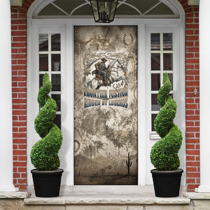 Bass Reeves Legend Black Cowboy Door Cover Western Legend Vintage - Legend Of The Frontier